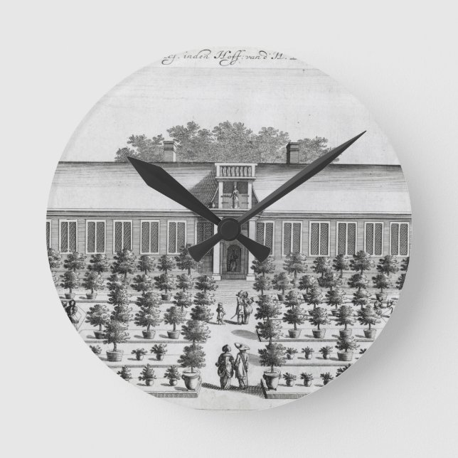 Dutch garden, from 'De Nederlandze Hesperides' by Round Clock (Front)