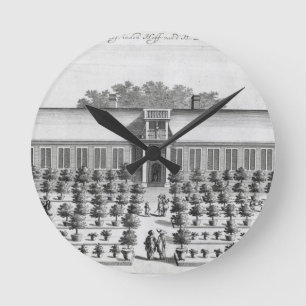 Dutch garden, from 'De Nederlandze Hesperides' by Round Clock