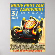 Dutch Grand Prix Zandvoort Formula One Car Race