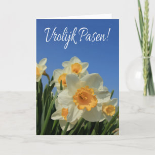 Dutch Happy Easter Vrolijk Pasen Holiday Card