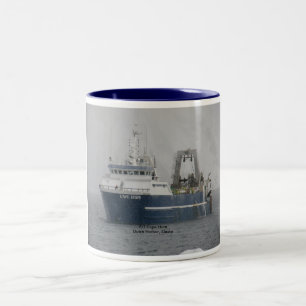 Dutch Harbour, Alaska:  F/T Cape Horn, trawler Two-Tone Coffee Mug
