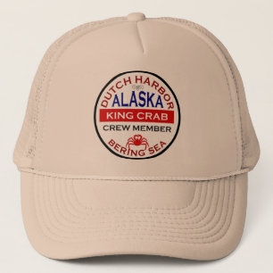 Dutch Harbour Alaskan King Crab Crew Member Trucker Hat