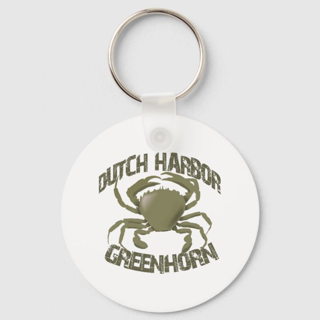 Dutch Harbour Greenhorn Key Ring (Front)