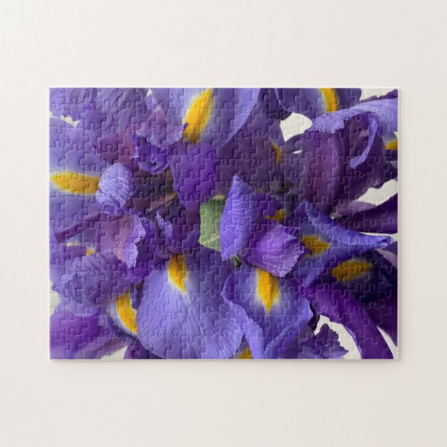 Dutch iris bouquet jigsaw puzzle (Horizontal)