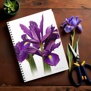 Dutch Iris Purple Sensation Notebook