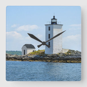 Dutch Island Lighthouse, Rhode Island Wall Clock