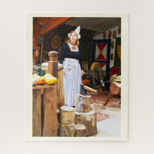 Dutch lady jigsaw puzzle