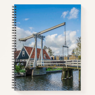 Dutch lifting wooden bridge notebook