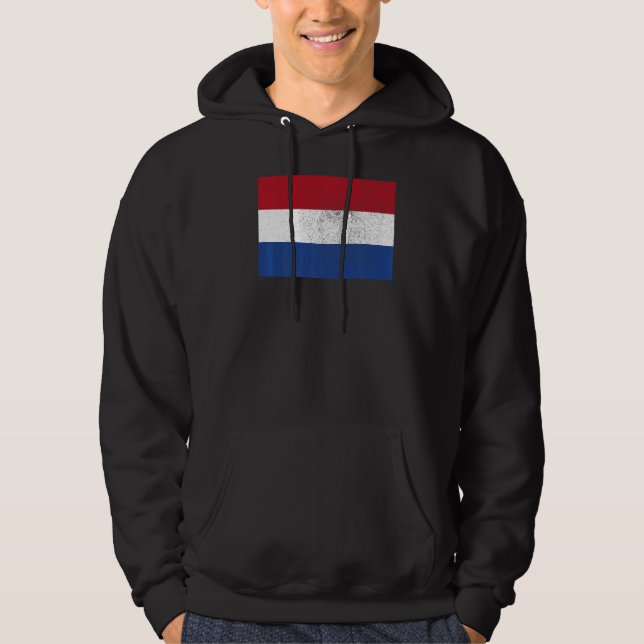 Dutch Netherlands Flag Pride Dutch Flag   Hoodie (Front)