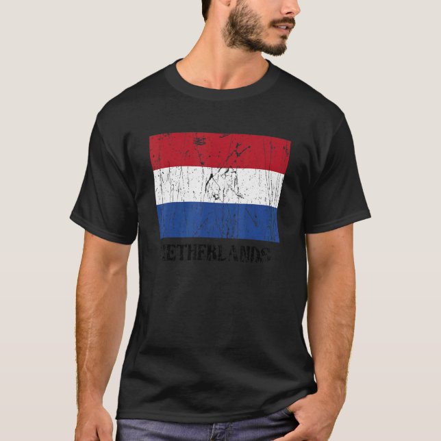 Dutch Netherlands Flag Pride Dutch Flag T-Shirt (Front)