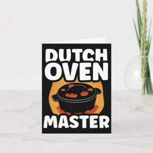Dutch Oven Master Bbq Iron Metal Lover Dutch Oven  Card