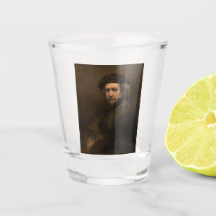 Dutch Painter Rembrandt Golden Age Master Artist Shot Glass