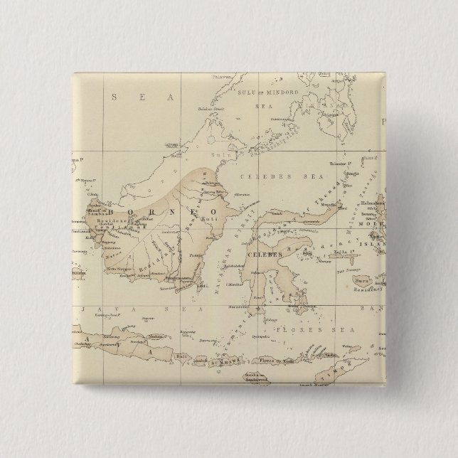 Dutch Possessions in the Indian Archipelago 15 Cm Square Badge (Front)