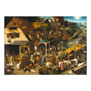 Dutch Proverbs by Pieter Bruegel the Elder Photo Print
