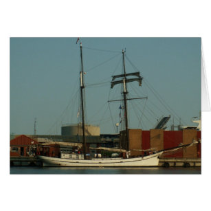 Dutch Schooner In Danish Harbor