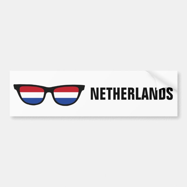 Dutch Shades custom text & colour bumpersticker Bumper Sticker (Front)
