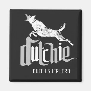 Dutch Shepherd dog - Dutchie -Hollandse Herder Magnet
