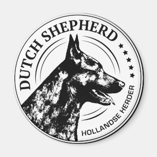 Dutch Shepherd Dog Magnet