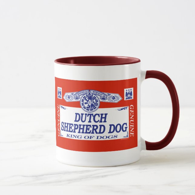 Dutch Shepherd Dog Mug (Right)