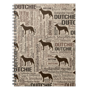 Dutch Shepherd - Hollandse Herder - Dutchie Notebook