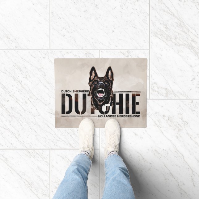 Dutch Shepherd -Hollandse Herdershond  Doormat (Indoor)