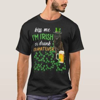 Dutch Shepherd Kiss Me I'm Irish or Drunk or Whate T-Shirt