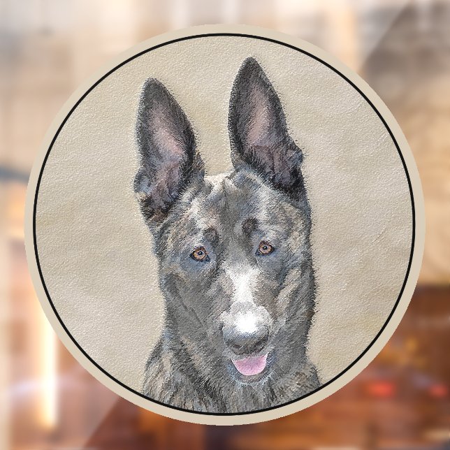 Dutch Shepherd Painting - Cute Original Dog Art (Sheet 2)