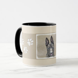 Dutch Shepherd Painting - Cute Original Dog Art Mug