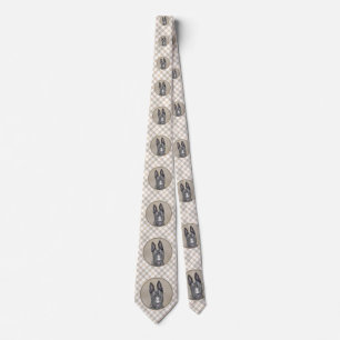 Dutch Shepherd Painting - Cute Original Dog Art Tie