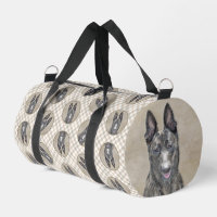 Dutch Shepherd Painting Cute Original Pet Dog Art