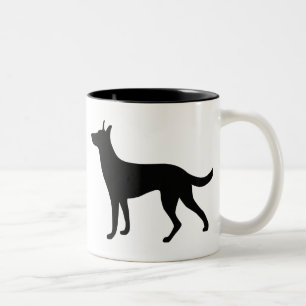 Dutch Shepherd Two-Tone Coffee Mug
