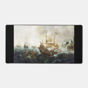 Dutch Ships 1600's Desk Mat