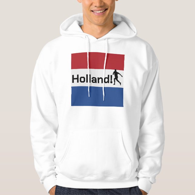 Dutch Soccer, customisable     Hoodie (Front)