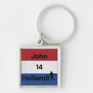 Dutch Soccer, customisable     Key Ring