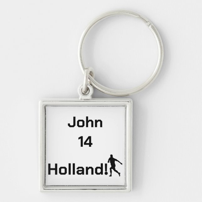 Dutch Soccer, customisable     Key Ring (Front)