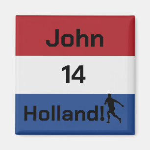 Dutch Soccer, customisable     Magnet