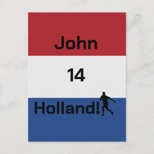 Dutch Soccer, customisable     Postcard