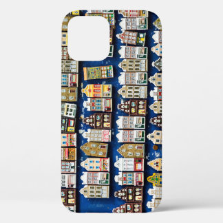 Dutch souvenirs, Amsterdam street scene. iPhone 12 Case