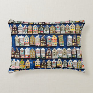 Dutch souvenirs, Amsterdam street scene. Decorative Cushion