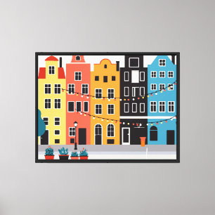 Dutch Street Canvas Print