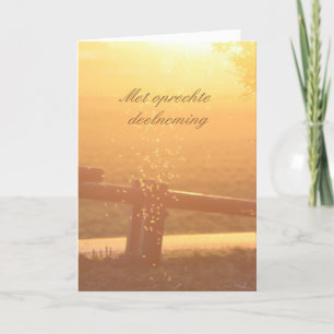 Dutch Sympathy Sunlight Mosquito Card