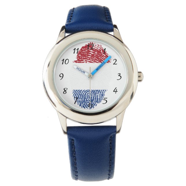 Dutch touch fingerprint flag watch (Front)