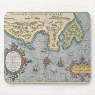 Dutch Trade map of the Baltic Sea Mouse Pad