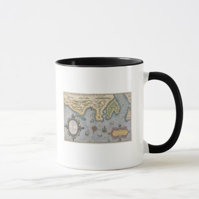 Dutch Trade map of the Baltic Sea Mug (Right)