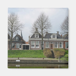 Dutch Traditional Row Houses Fridge Magnets
