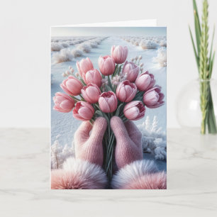 Dutch Tulip Birthday Bouquet Card