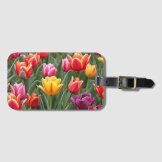 Dutch Tulips Luggage Tag