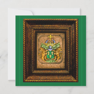 Dutch van Westervelt Family Coat of Arms Thank You Card