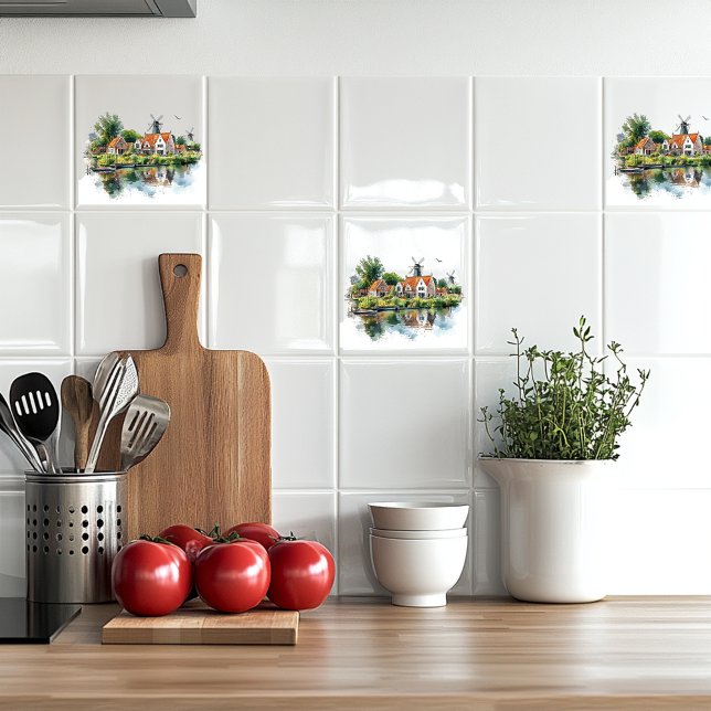 Dutch Village  Ceramic Tile (Creator Uploaded)