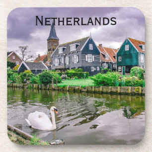 Dutch Village Marken in Netherlands Coaster